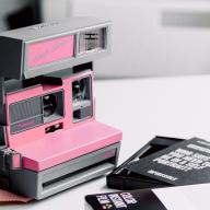 Polaroid Kamera in pink